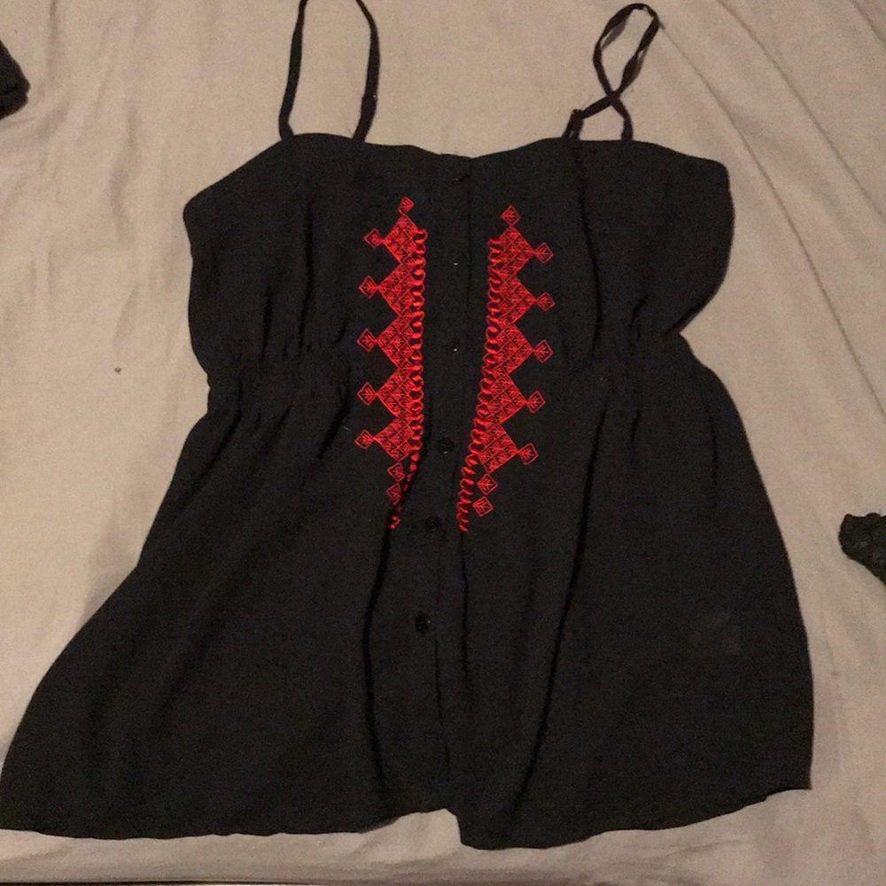 Sheer tank top